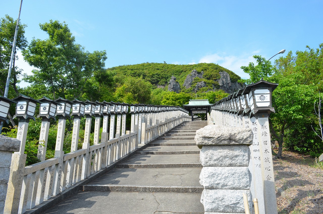 小豆島霊場第42番札所の長勝寺 奥之院西ノ瀧