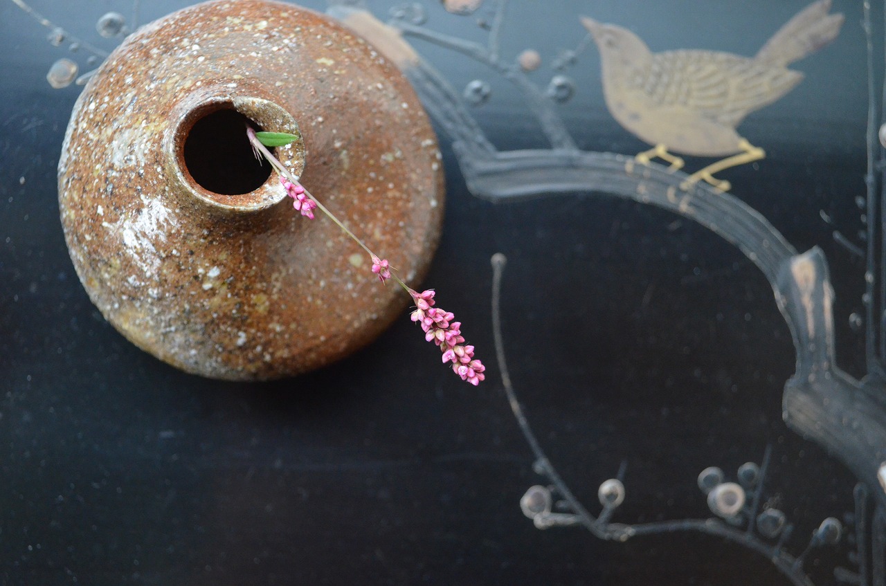 備前ちび花器 Takahiro Hosokawa -蓼-