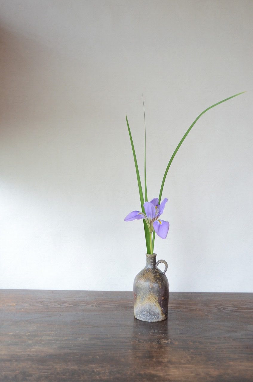 備前花入　QuietHouse　－寒菖蒲－