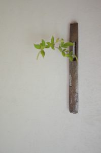 備前四方筒掛花入　Takahiro Hosokawa　ーコバノズイナー