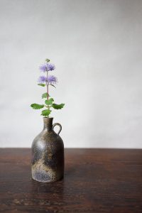 備前花入　QuietHouse　－段菊－
