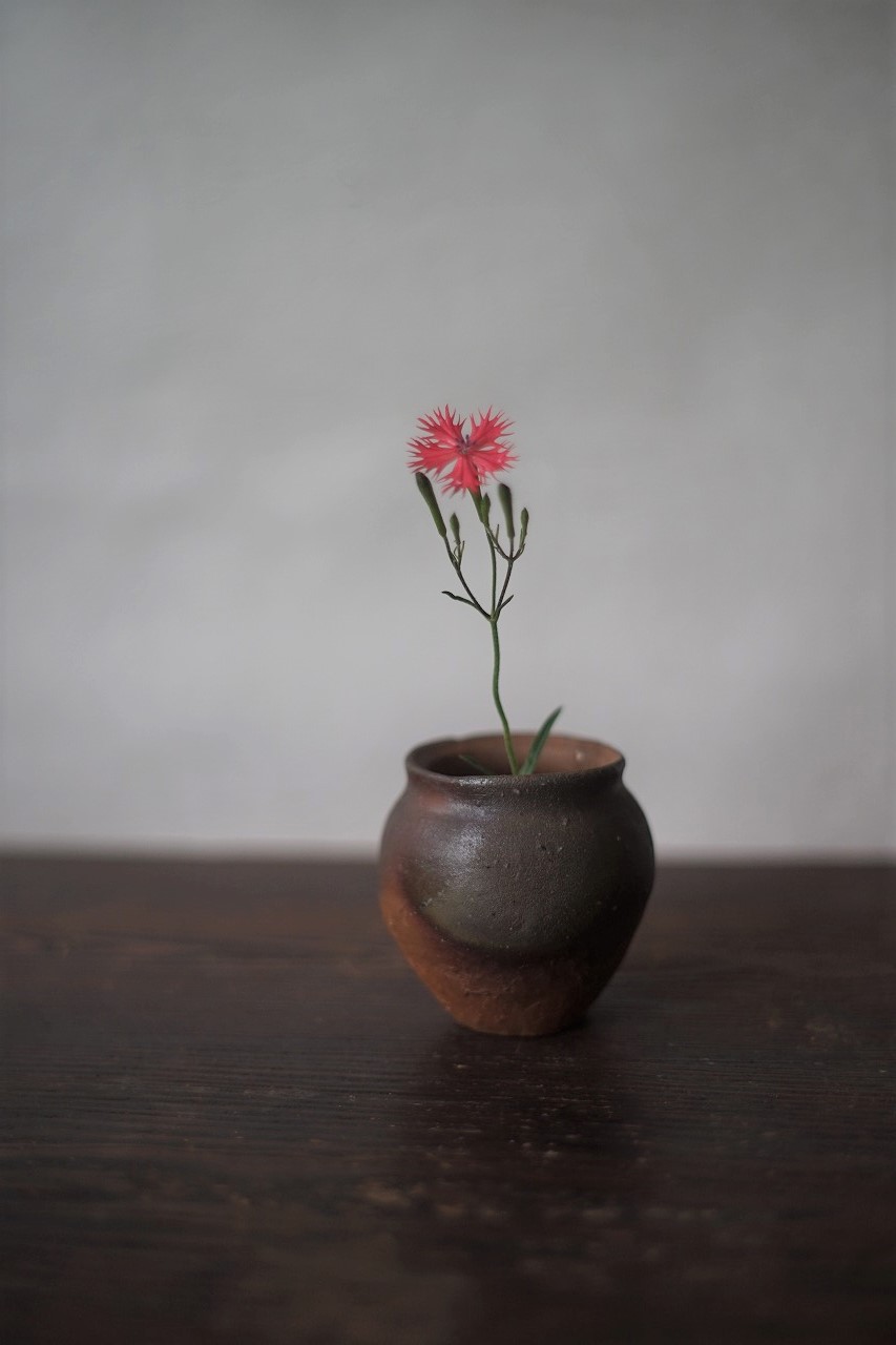 備前小壺　Yoshiteru Takariki　－小倉仙翁－