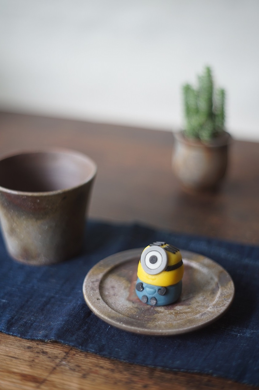 備前そば猪口セット　QuietHouse　－ミニオン　スチュアート－