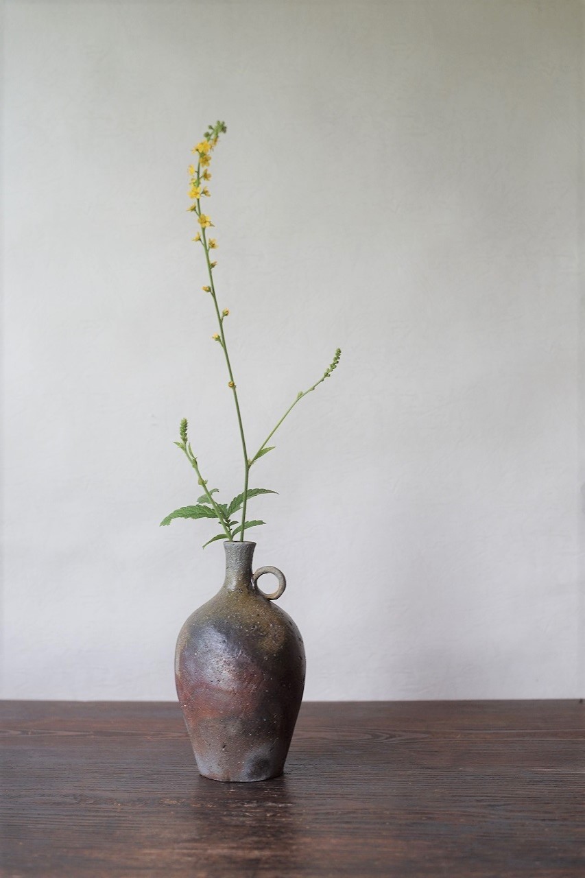 備前花入　QuietHouse　－銀水引－