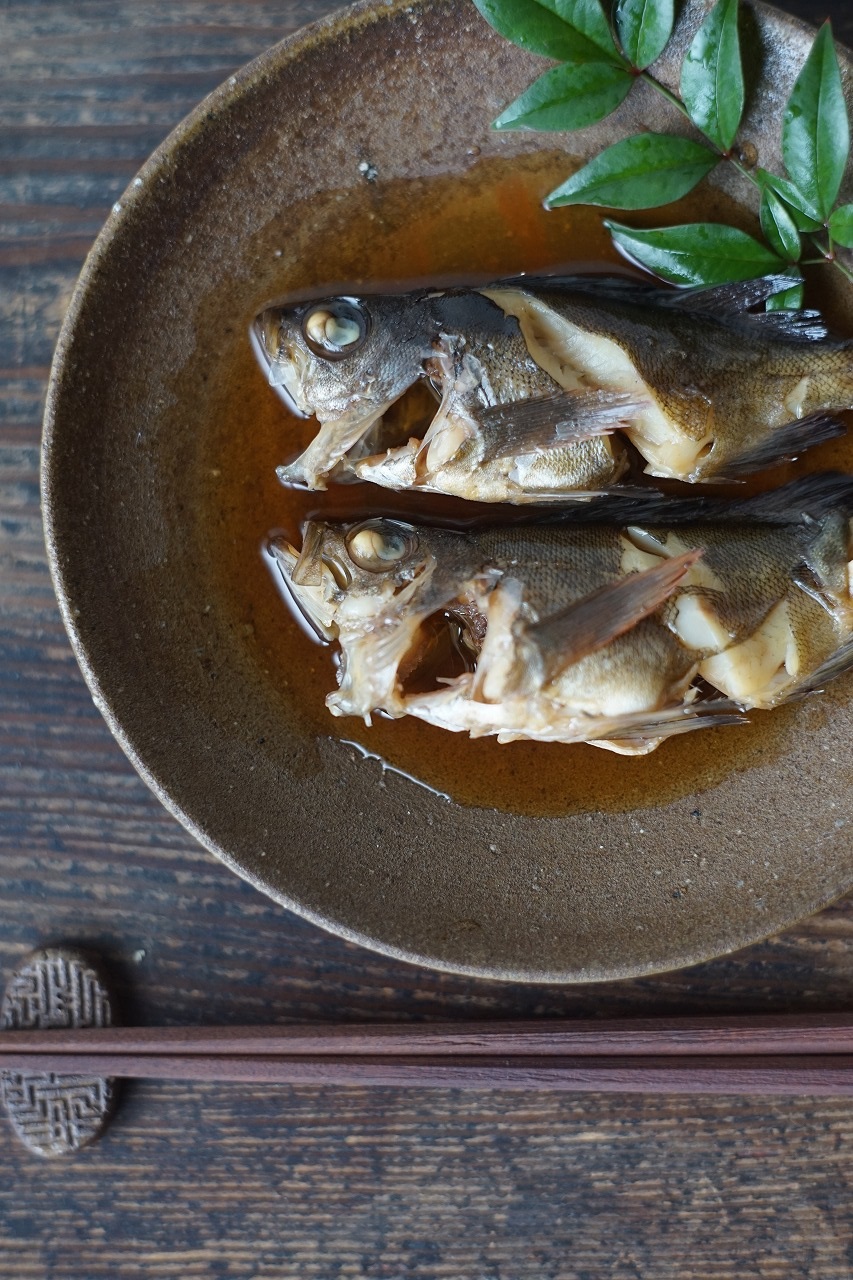 備前皿　Yoshiteru Takariki　－春告魚－