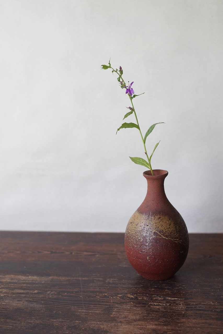 備前辣韭徳利　MamoruTaku　－沢桔梗－