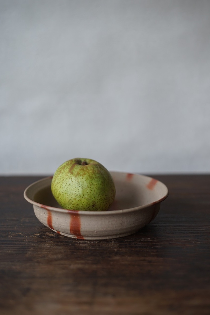 備前火襷鉢　Yoshiteru Takariki　ーラフランスー