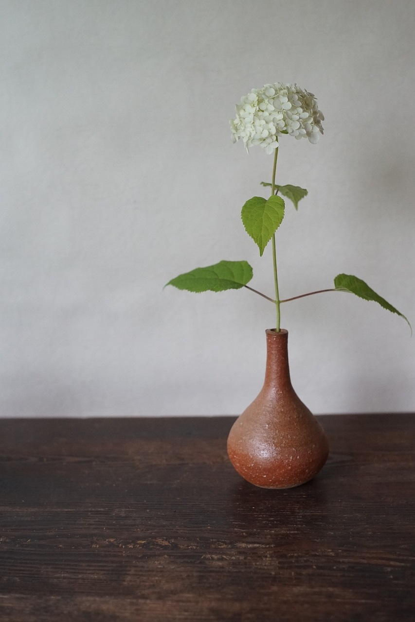 備前細口花入　Takahiro Hosokawa　－アナベル－