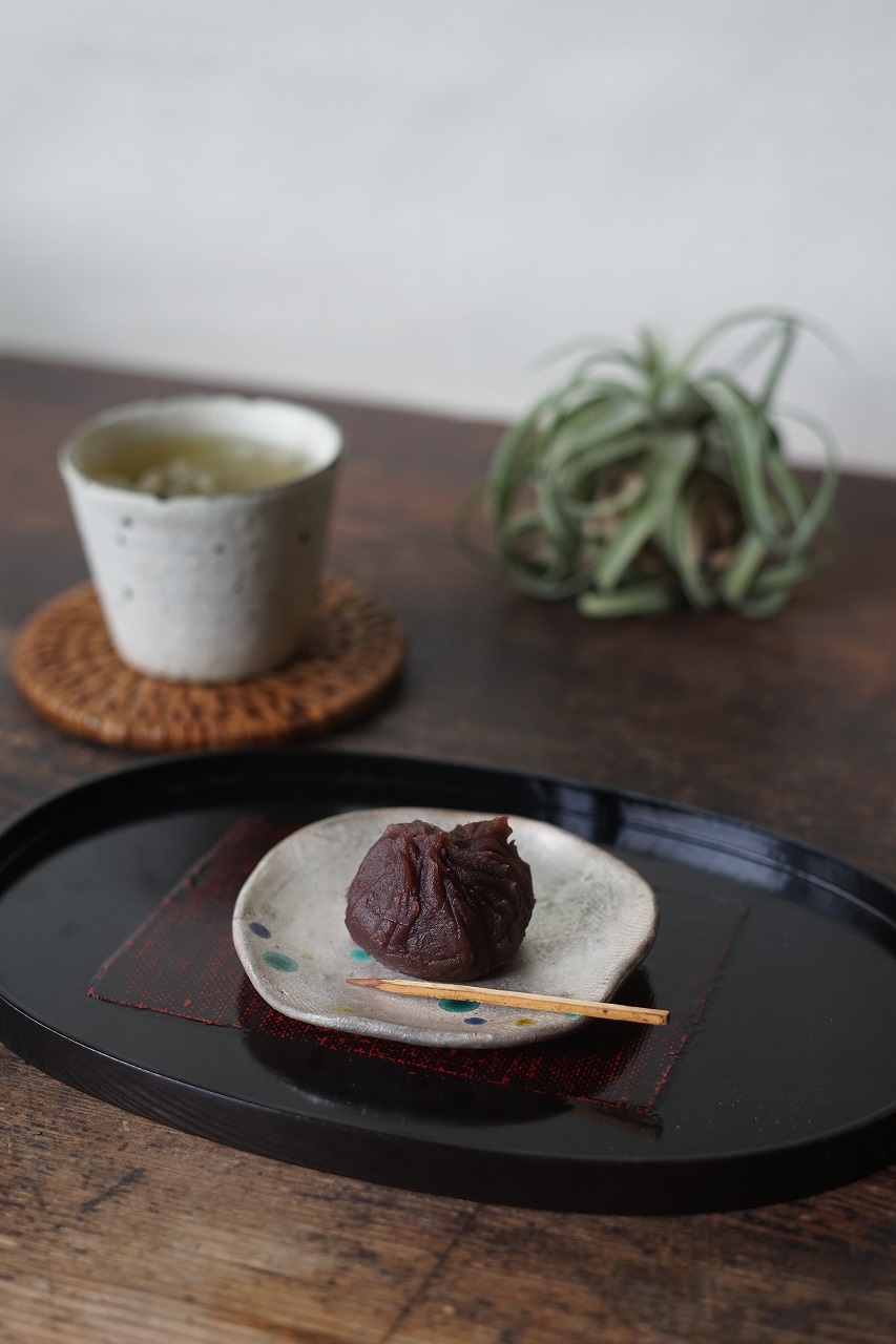 備前銀三彩豆皿 Sin Isezaki -あん茶巾-