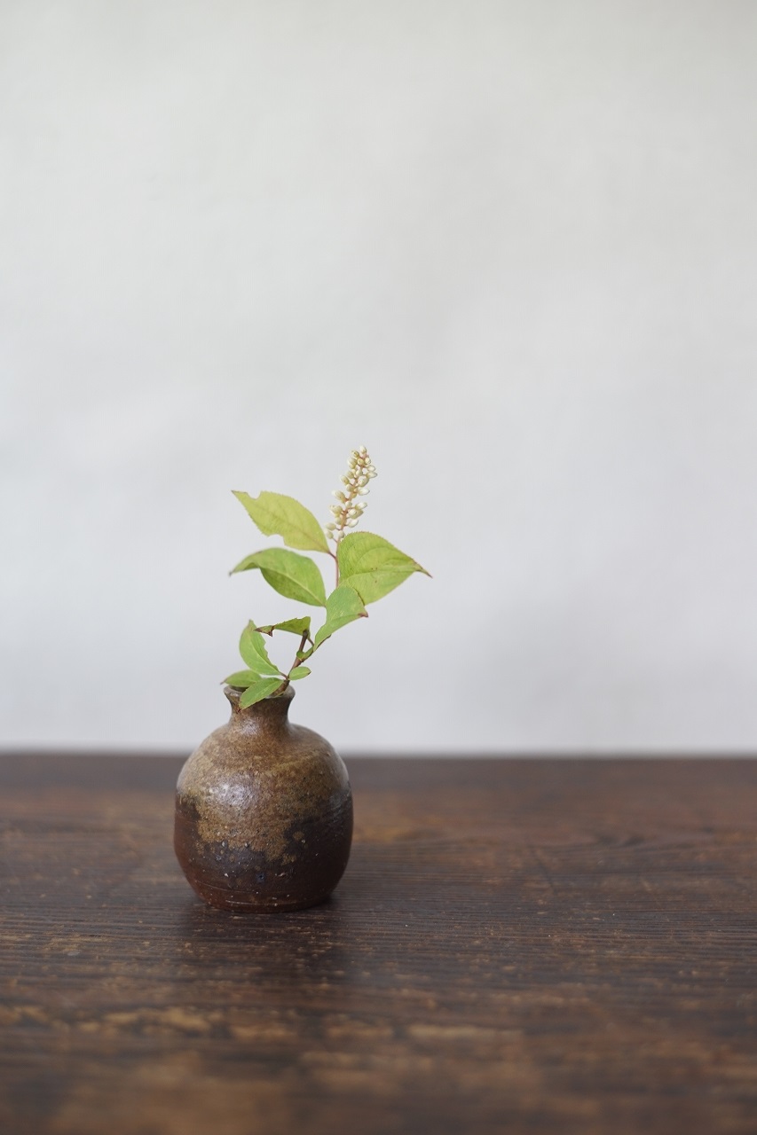 備前ミニ花入　Yuudai Hara　ーコバノズイナー