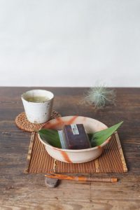 備前火襷鉢　Yoshiteru Takariki　ー栗かのこー