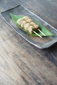 備前鮎皿　Sin Isezaki　ーわらび餅ー