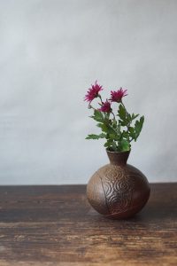 備前花入　Takuma Watanabe　－菊－