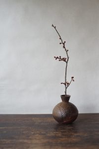 備前花入　Takuma Watanabe　－梅－