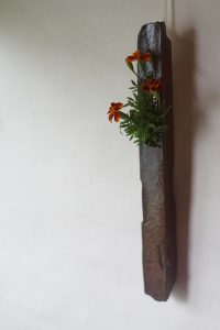 備前四方掛花入　Takahiro Hosokawa　－マリーゴールド－