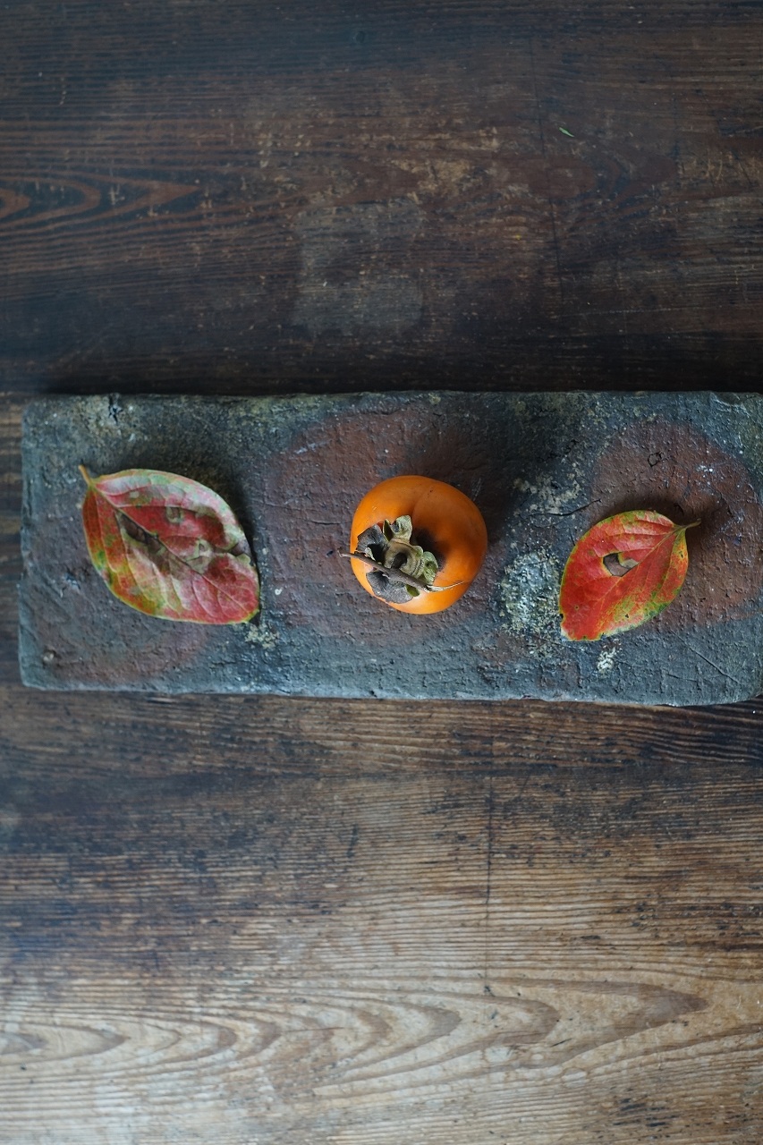 伊部陶板　Gousuke Yashiro　－柿－