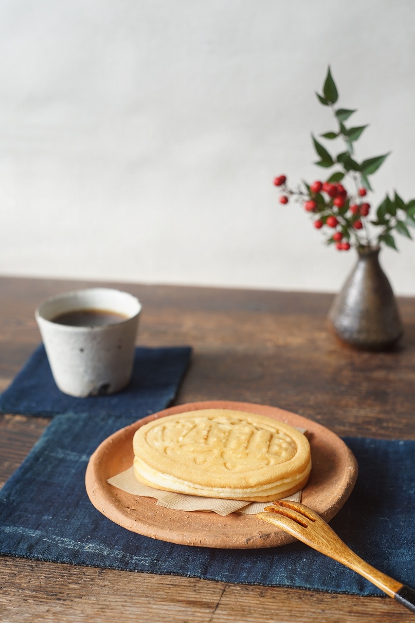 備前しらふ平皿　Takahiro Hosokawa　－ワッフル－