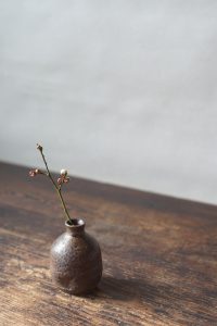 備前ミニ花入　Yudai Hara　－梅－